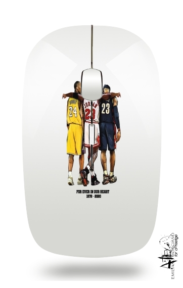  Kobe Bryant Black Mamba Tribute voor Draadloze optische muis met USB-ontvanger