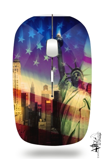  Statue of Liberty voor Draadloze optische muis met USB-ontvanger