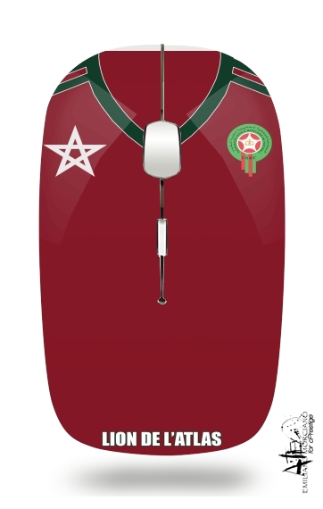  Marocco Football Shirt voor Draadloze optische muis met USB-ontvanger