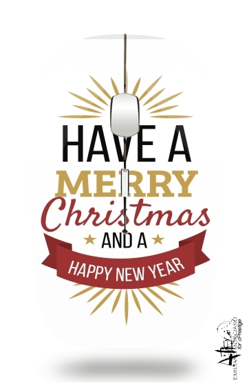  Merry Christmas and happy new year voor Draadloze optische muis met USB-ontvanger