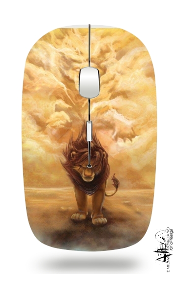  Mufasa Ghost Lion King voor Draadloze optische muis met USB-ontvanger