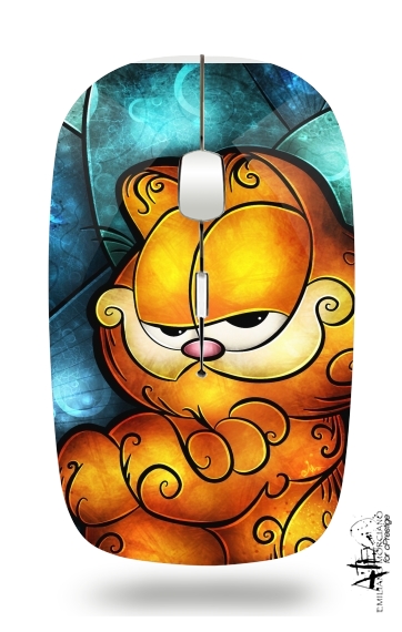  Never trust a smiling cat voor Draadloze optische muis met USB-ontvanger