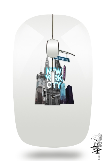  New York City II [blue] voor Draadloze optische muis met USB-ontvanger