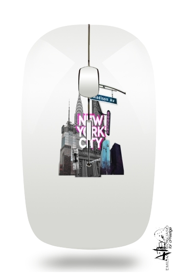  New York City II [pink] voor Draadloze optische muis met USB-ontvanger