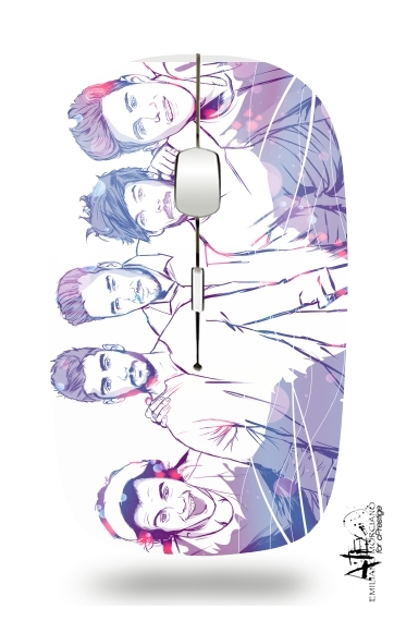  One Direction 1D Music Stars voor Draadloze optische muis met USB-ontvanger