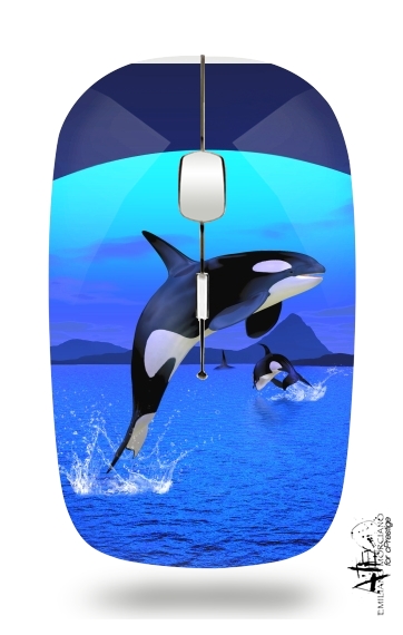  Orca Whale voor Draadloze optische muis met USB-ontvanger