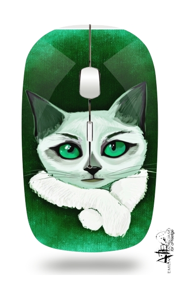  Painting Cat voor Draadloze optische muis met USB-ontvanger