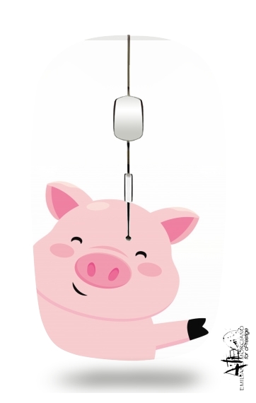 Pig Smiling voor Draadloze optische muis met USB-ontvanger