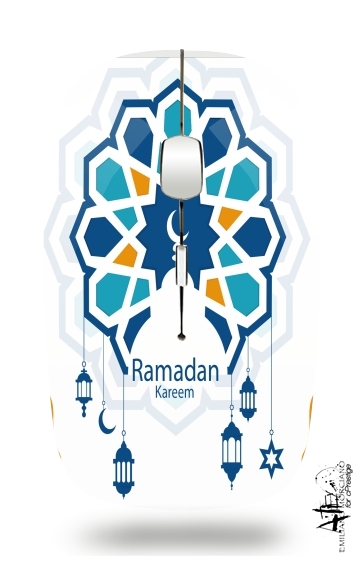  Ramadan Kareem Blue voor Draadloze optische muis met USB-ontvanger