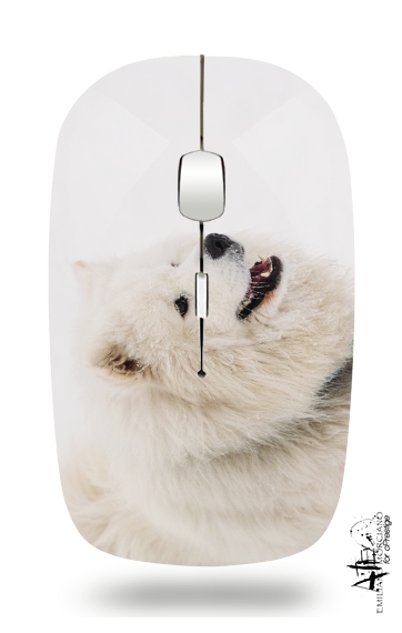  samoyede dog voor Draadloze optische muis met USB-ontvanger