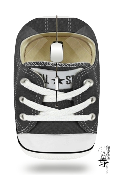  All Star Basket shoes black voor Draadloze optische muis met USB-ontvanger
