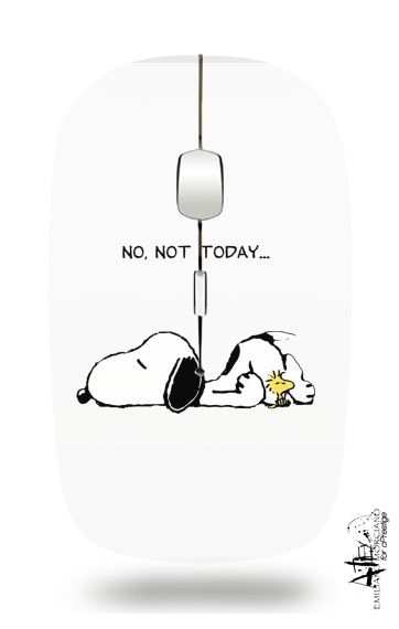  Snoopy No Not Today voor Draadloze optische muis met USB-ontvanger