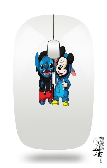  Stitch x The mouse voor Draadloze optische muis met USB-ontvanger