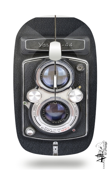  Vintage Camera Yashica-44 voor Draadloze optische muis met USB-ontvanger