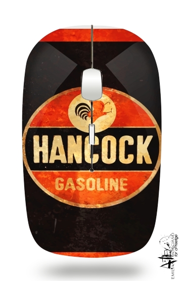  Vintage Gas Station Hancock voor Draadloze optische muis met USB-ontvanger