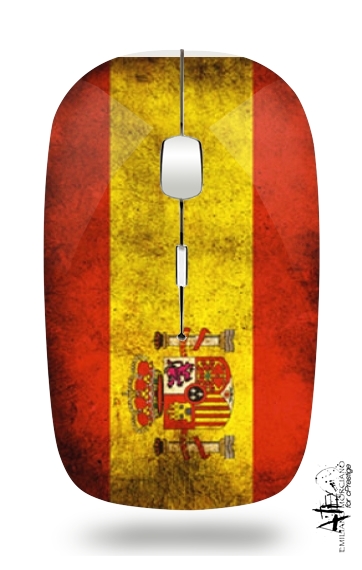  Flag Spain Vintage voor Draadloze optische muis met USB-ontvanger