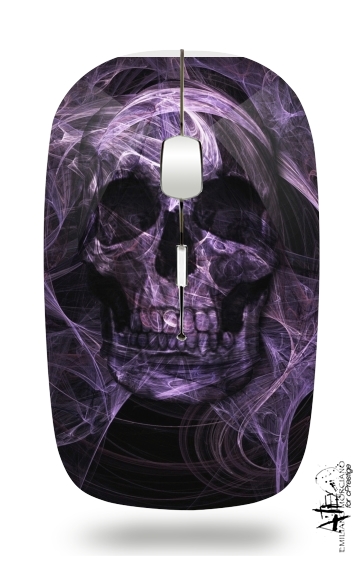  Violet Skull voor Draadloze optische muis met USB-ontvanger