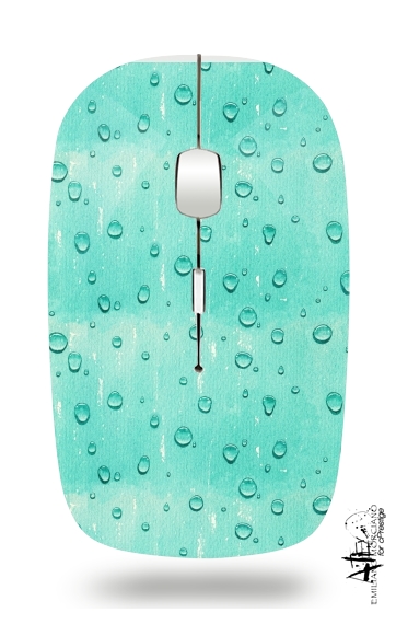  Water Drops Pattern voor Draadloze optische muis met USB-ontvanger