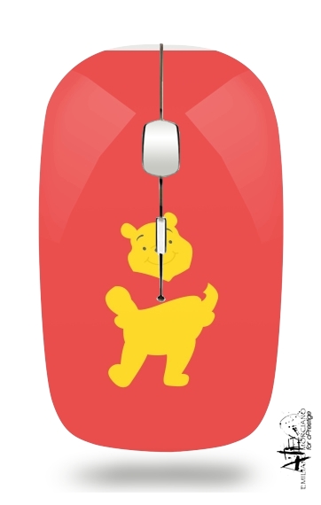  Winnie The pooh Abstract voor Draadloze optische muis met USB-ontvanger
