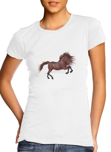  A Horse In The Sunset voor Vrouwen T-shirt