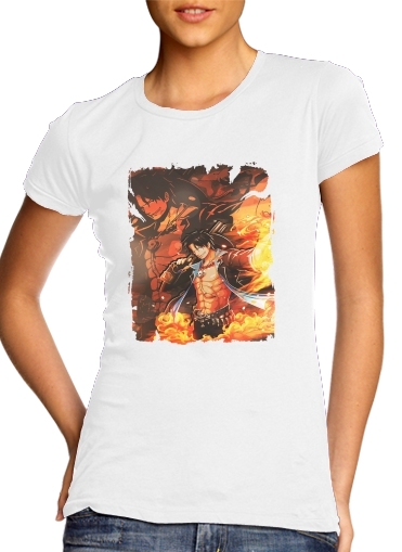  Ace Fire Portgas voor Vrouwen T-shirt