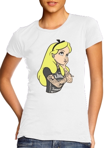  Alice Jack Daniels Tatoo voor Vrouwen T-shirt