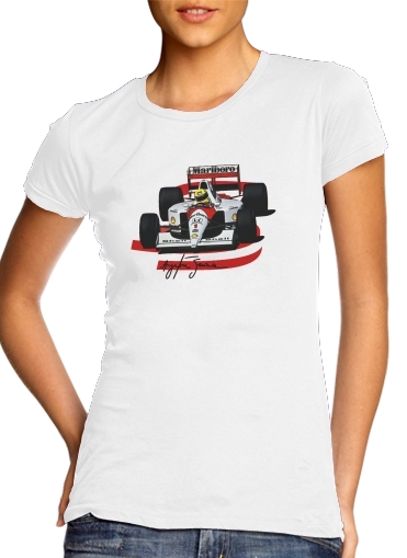  Ayrton Senna Formule 1 King voor Vrouwen T-shirt