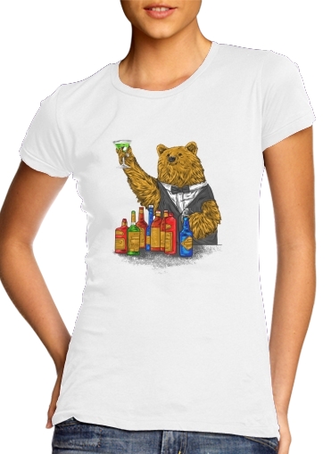  Bartender Bear voor Vrouwen T-shirt
