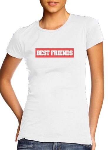  BFF Best Friends Pink voor Vrouwen T-shirt
