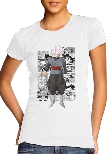  Black Goku Scan Art voor Vrouwen T-shirt