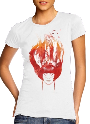  Burning Forest voor Vrouwen T-shirt