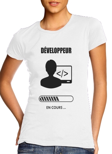  Cadeau etudiant developpeur informaticien voor Vrouwen T-shirt