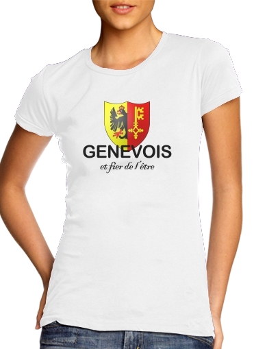  Canton de Geneve voor Vrouwen T-shirt