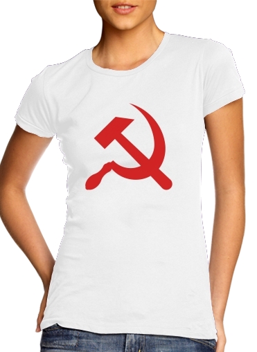 Communist sickle and hammer voor Vrouwen T-shirt