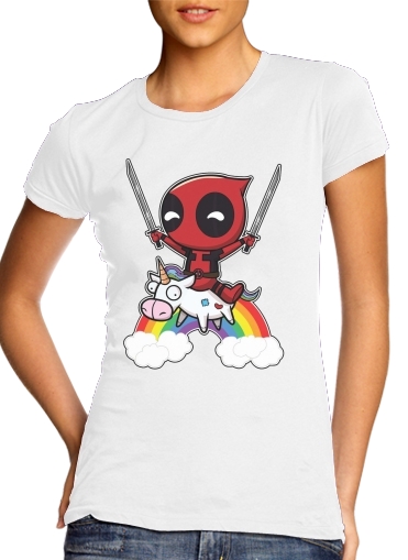  Deadpool Unicorn voor Vrouwen T-shirt