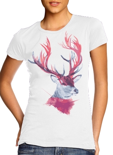  Deer paint voor Vrouwen T-shirt