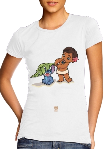  Disney Hangover Moana and Stich voor Vrouwen T-shirt