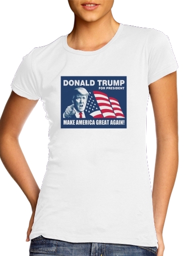  Donald Trump Make America Great Again voor Vrouwen T-shirt