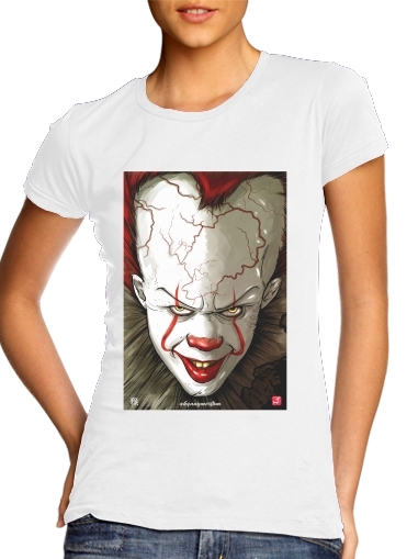  Evil Clown  voor Vrouwen T-shirt