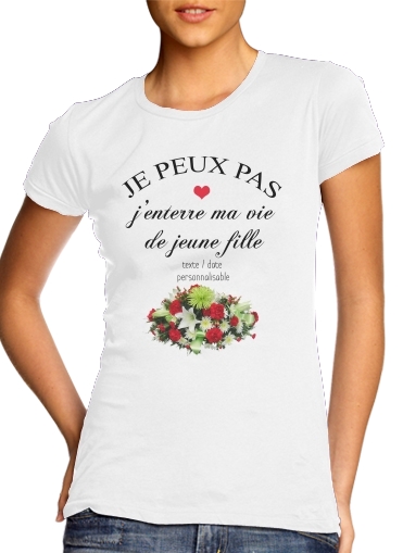  EVJF Cadeau enterrement vie de jeune fille voor Vrouwen T-shirt