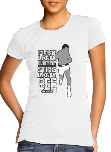  Float like a butterfly Sting like a bee voor Vrouwen T-shirt