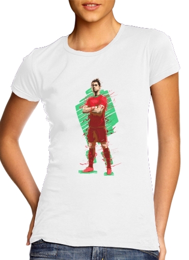  Football Legends: Cristiano Ronaldo - Portugal voor Vrouwen T-shirt