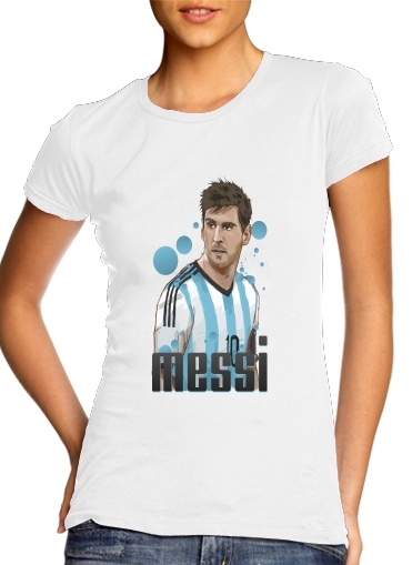  Football Legends: Lionel Messi World Cup 2014 voor Vrouwen T-shirt