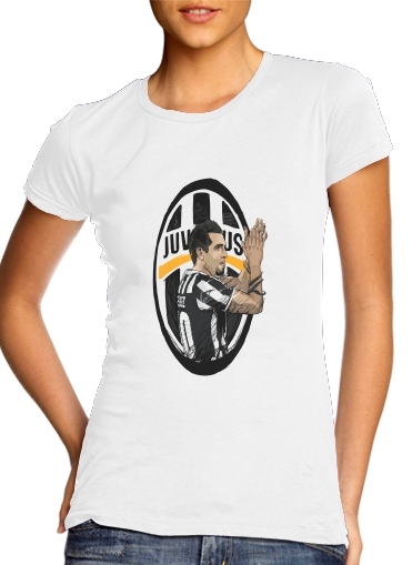  Football Stars: Carlos Tevez - Juventus voor Vrouwen T-shirt