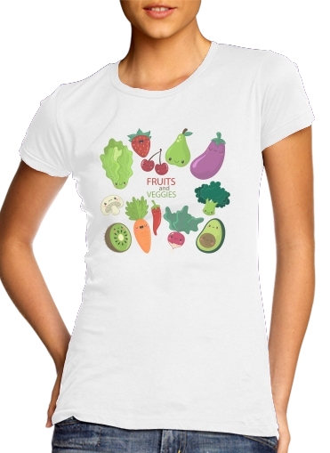  Fruits and veggies voor Vrouwen T-shirt