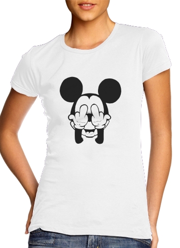  Fuck You Mouse voor Vrouwen T-shirt