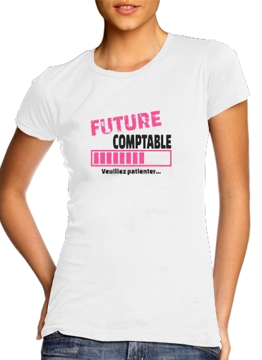  Future comptable  voor Vrouwen T-shirt