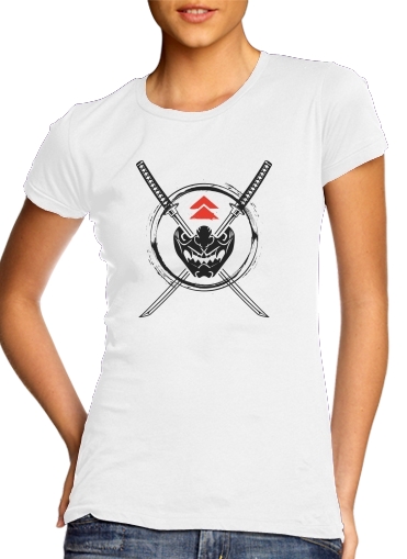  ghost of tsushima art sword voor Vrouwen T-shirt
