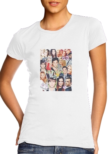  Gossip Girl Fan Collage voor Vrouwen T-shirt