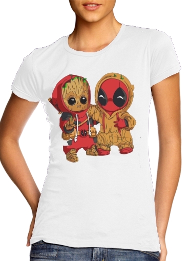  Groot x Deadpool voor Vrouwen T-shirt